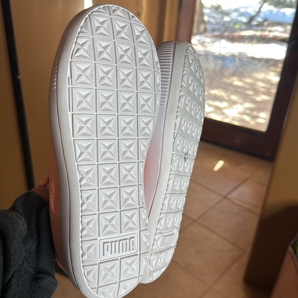 NWOT PUMA Womens Suede Mayu Mono Slip-On Sneakers Shoes Casual - Orange Size 8.5 - Picture 10 of 12